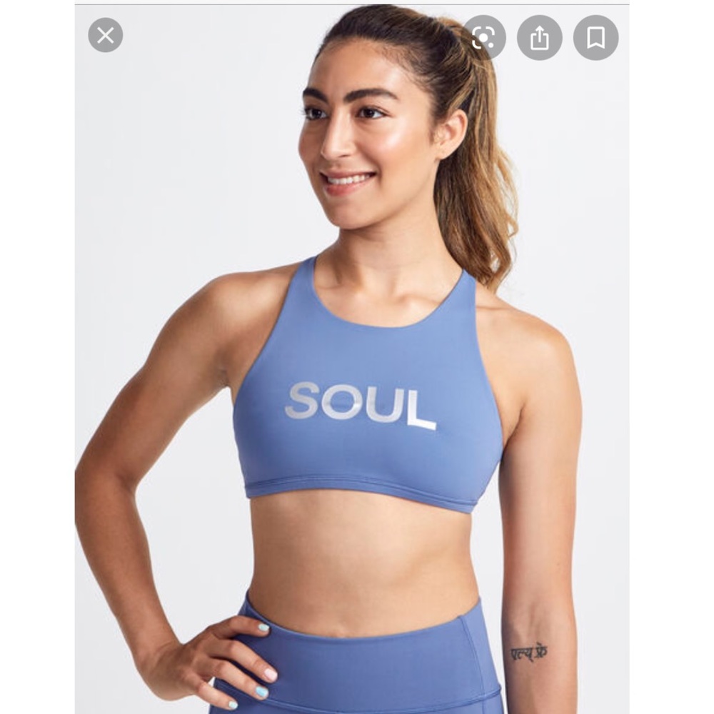 NWT lululemon x soulcycle free to be bra high neck